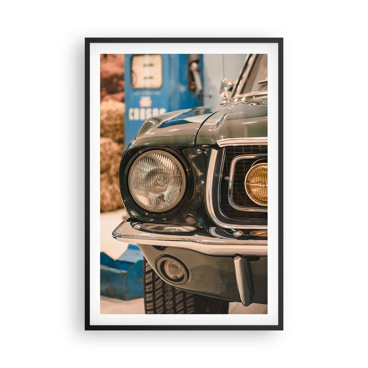 Plakat w czarnej ramie - Spotkanie z legendą - 61x91 cm