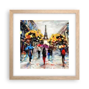 Plakat w ramie jasny dąb - Jesienią szczególnie piękny - 30x30 cm