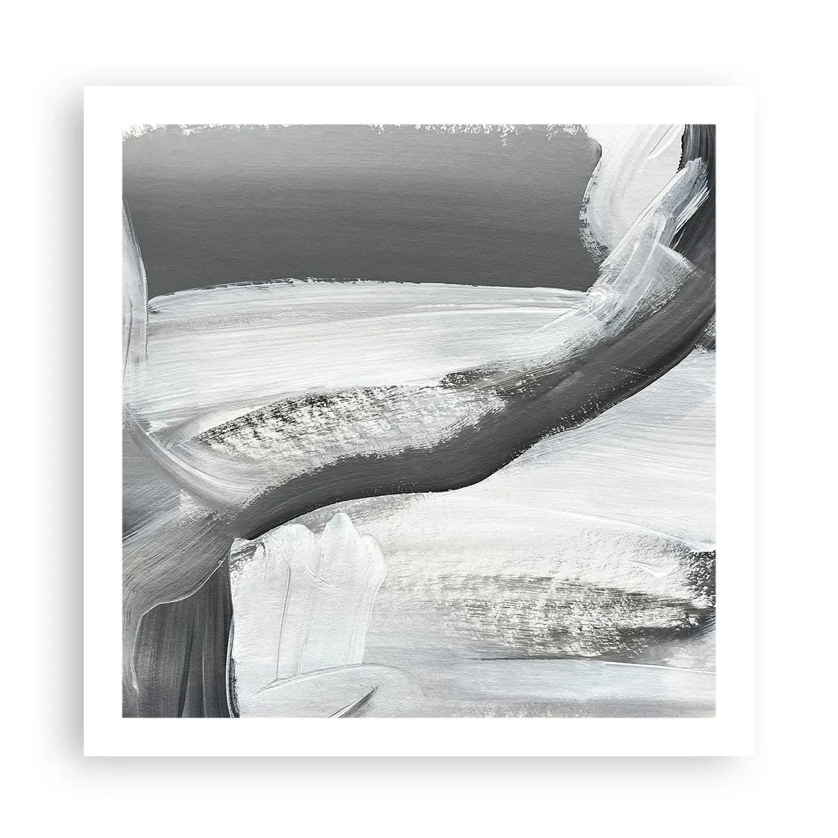 Plakat - Zdecydowanym ruchem - 60x60 cm