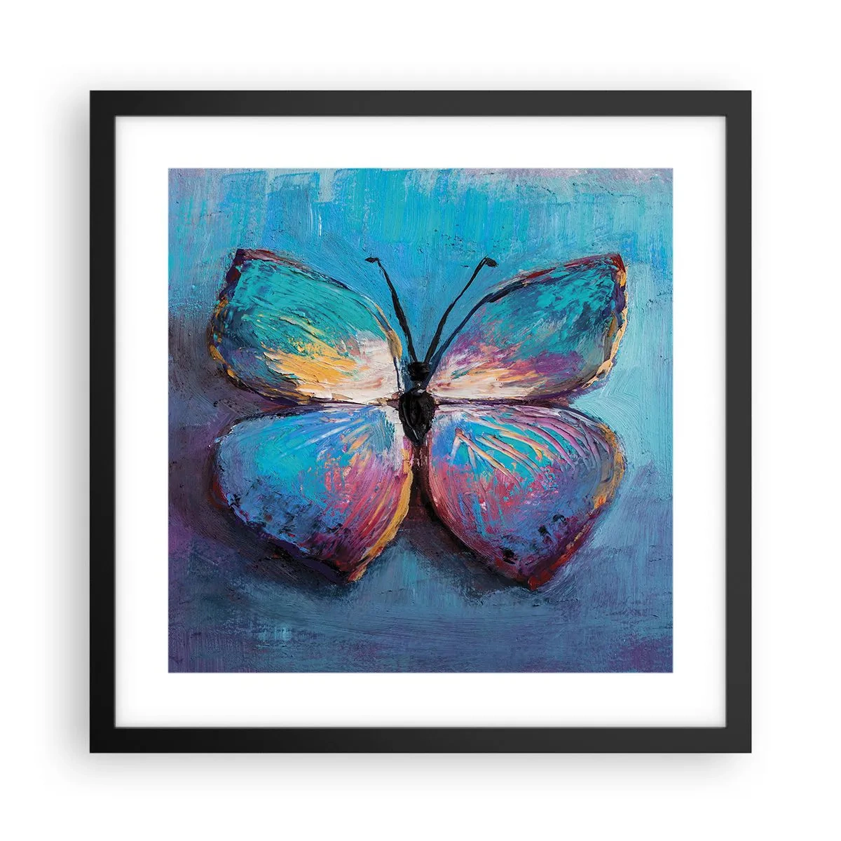 Plakat w czarnej ramie - W pełnej krasie - 40x40 cm