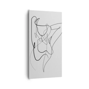 Obraz na płótnie - Naprawdę, jaka jesteś... - 65x120 cm