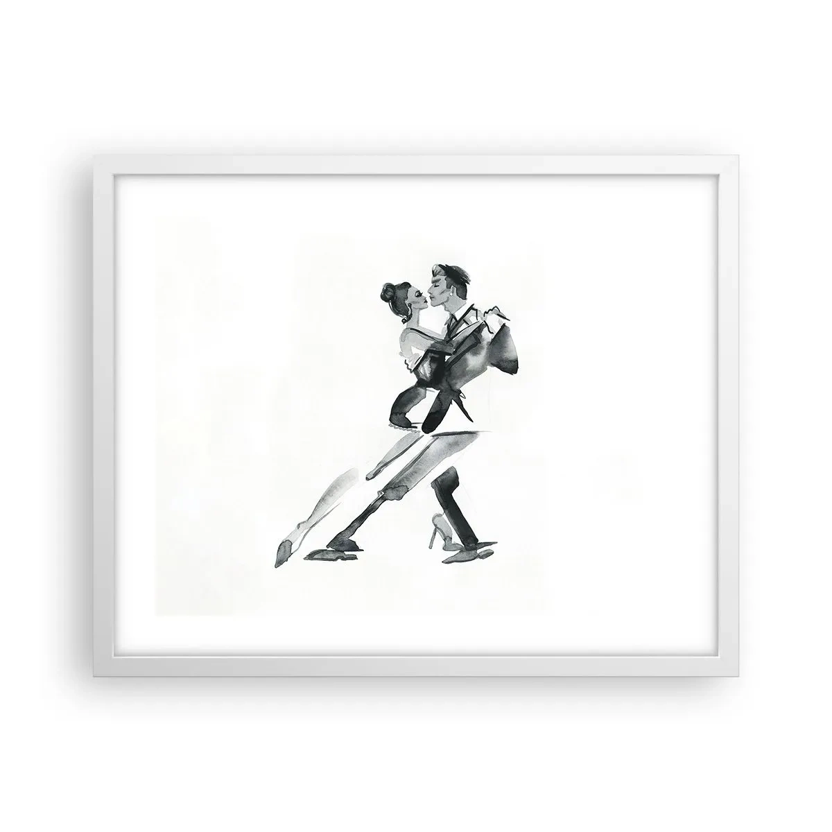 Plakat w białej ramie - W jednym rytmie - 50x40 cm