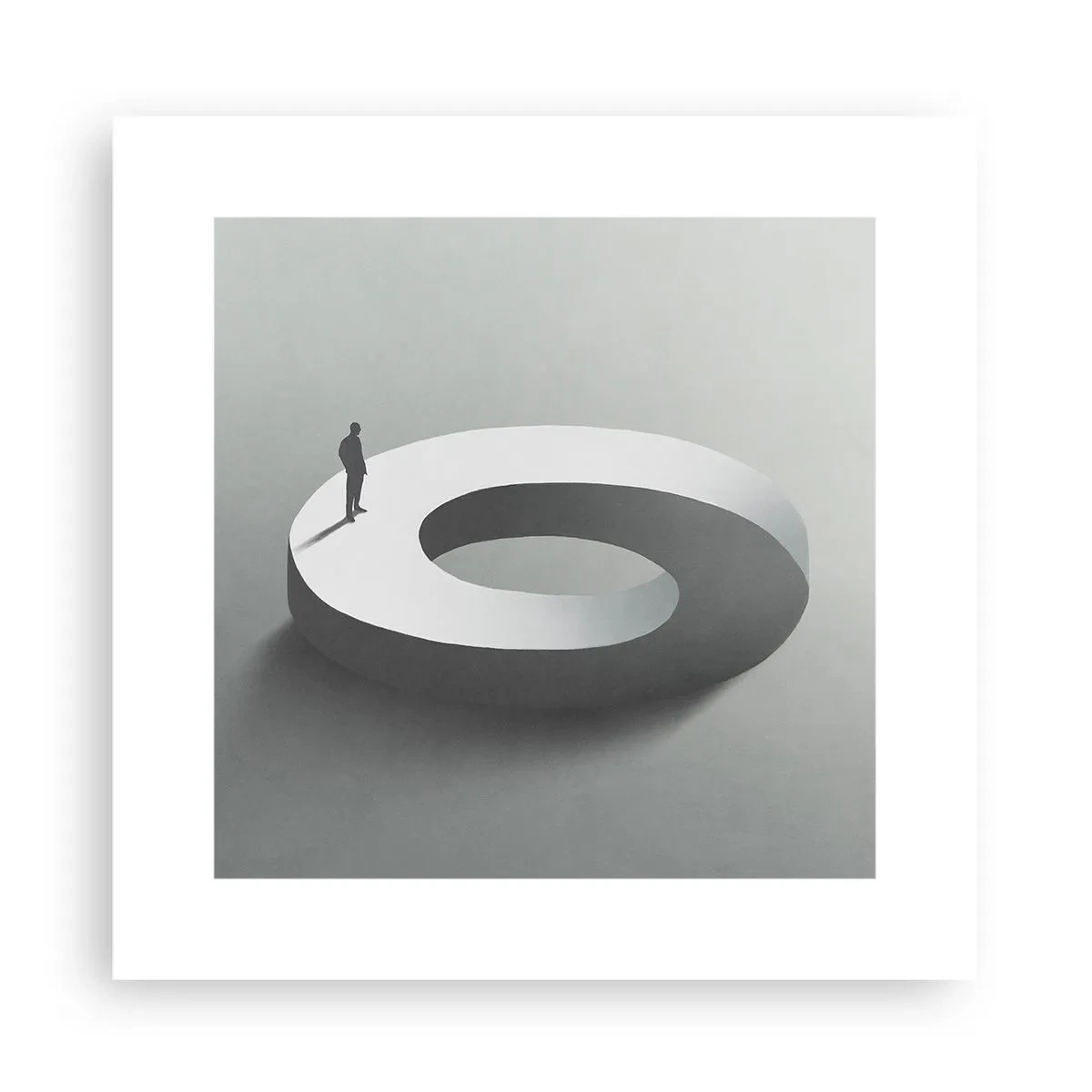 Plakat - I bądź tu mądry - 30x30 cm