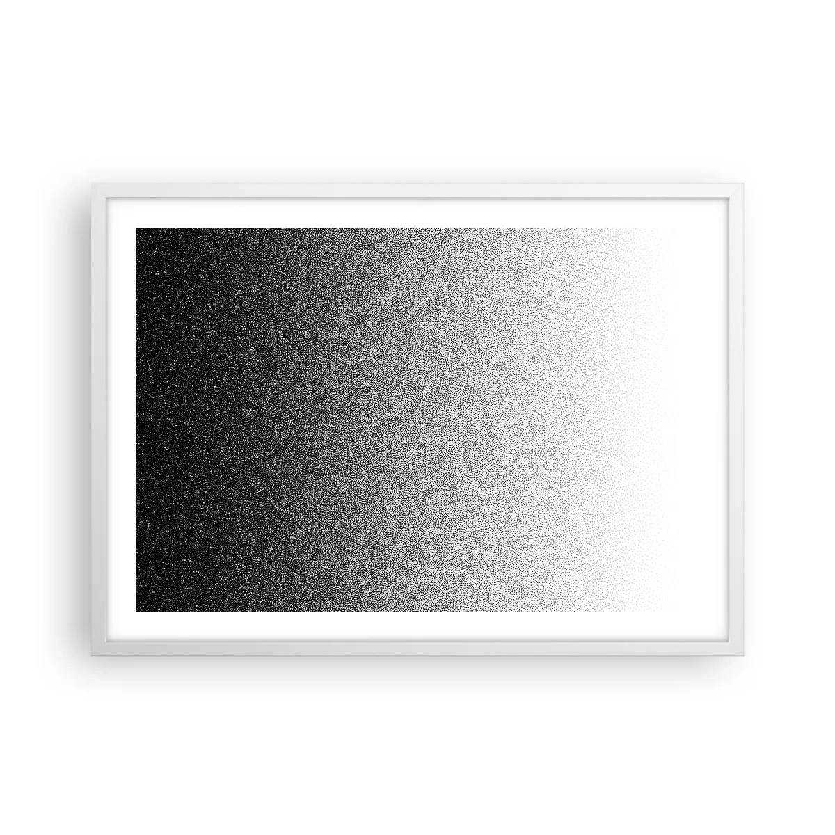 Plakat w białej ramie - W stronę światła - 70x50 cm