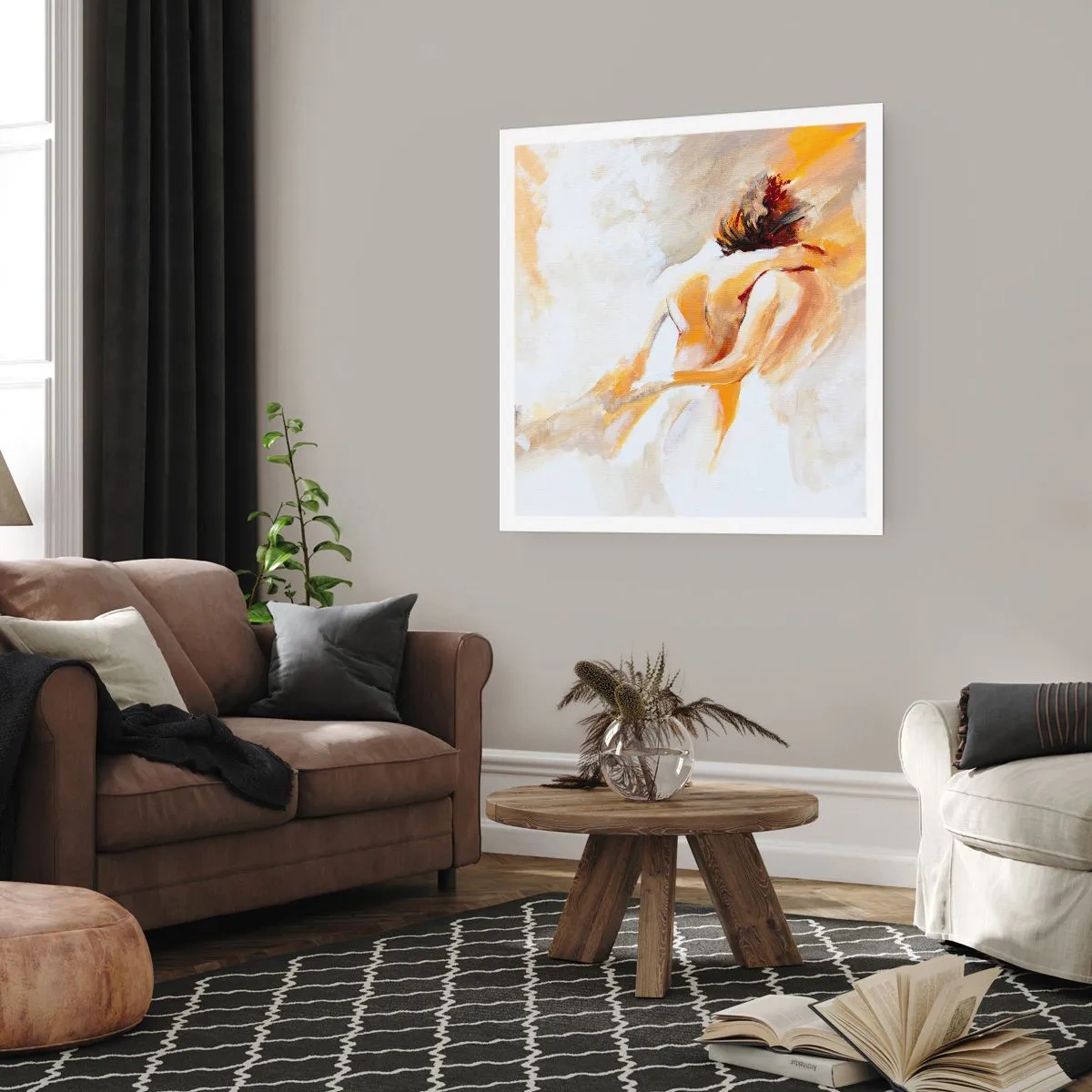 Plakat - W niebie bliskości - 40x40 cm