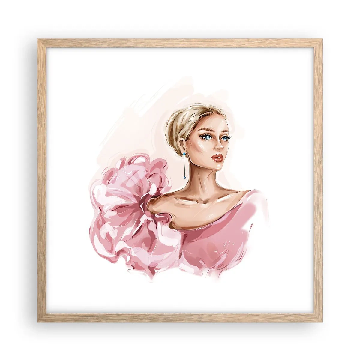 Plakat w ramie jasny dąb - Jak  malowana… - 50x50 cm