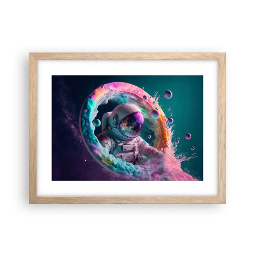 Plakat w ramie jasny dąb - Gwiezdne wrota - 40x30 cm