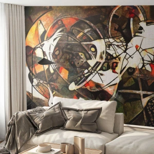 Fototapeta Premium Sand - Słyszysz ruch? - Abstrakcja, Kubizm, Sztuka - 250x175 cm