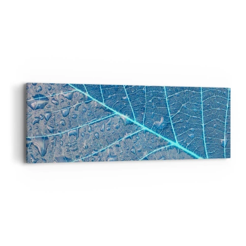 Obraz na płótnie - Życie w błękicie - 90x30 cm