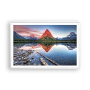 Plakat w białej ramie - Żar i chłód - 91x61 cm