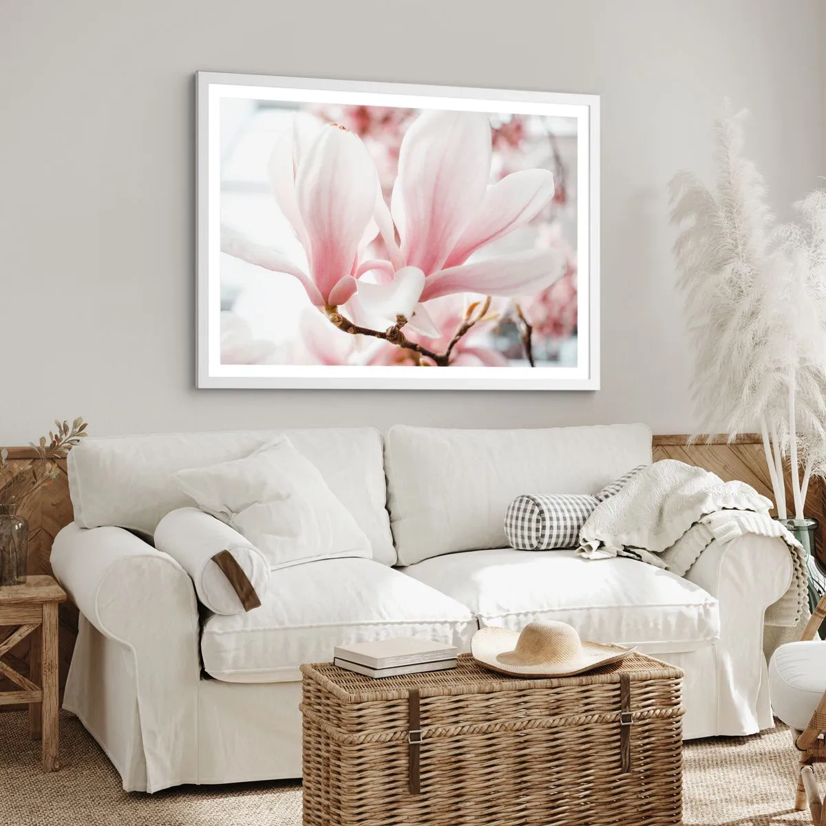 Plakat w białej ramie - Bezmiar czułości - 50x40 cm
