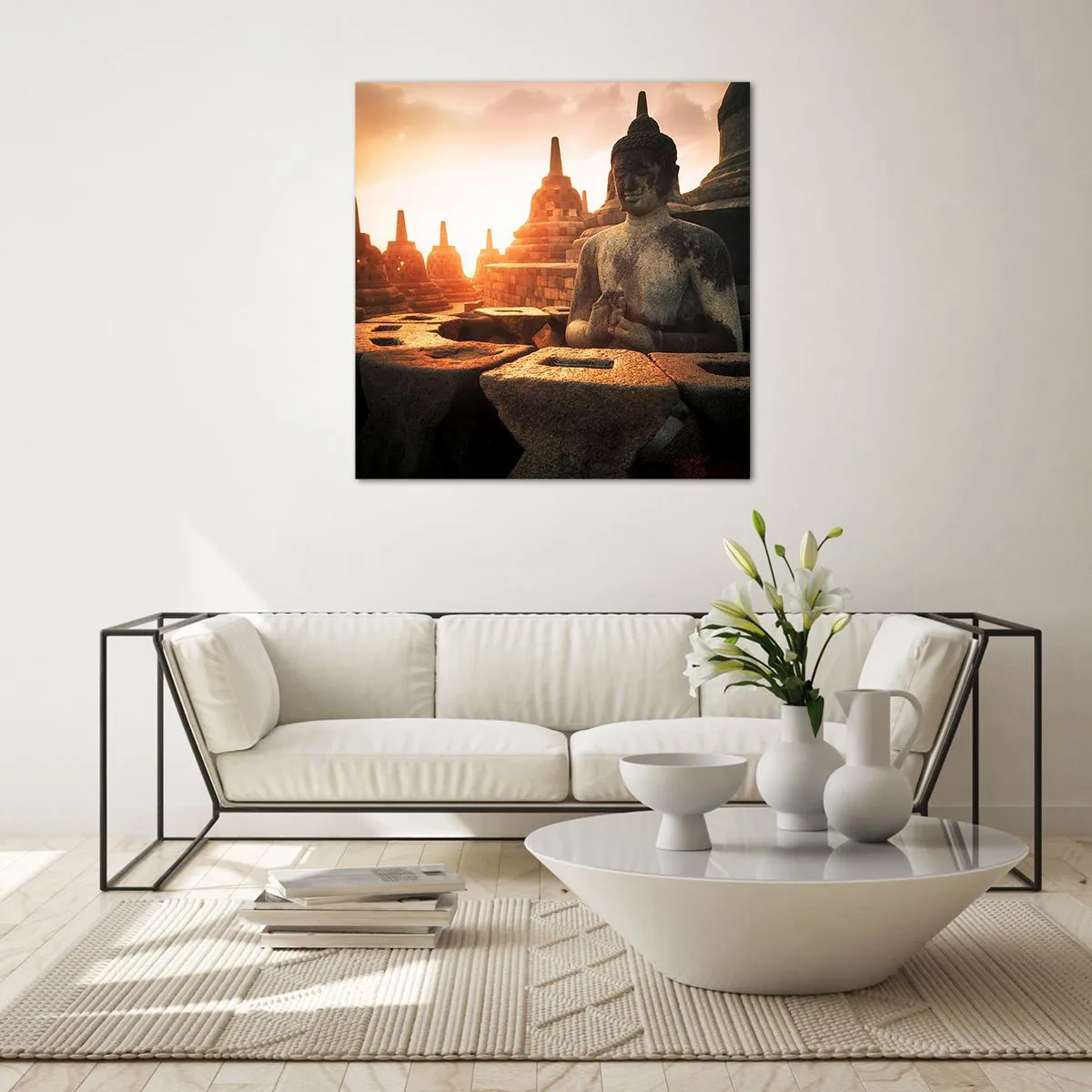 Obraz na szkle - Pogoda wielkiej mądrości - 70x70 cm