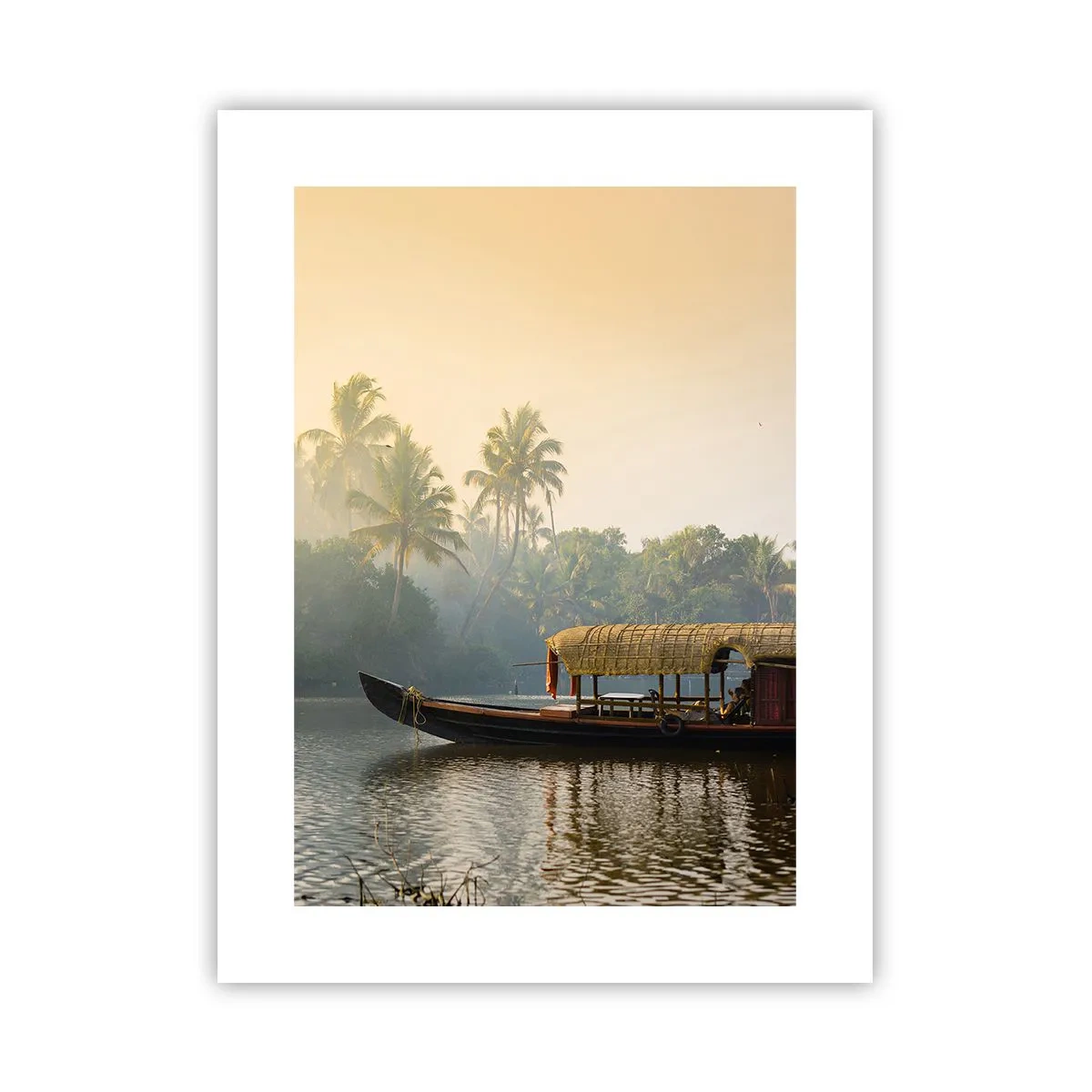 Plakat - Dom na rzece - 30x40 cm