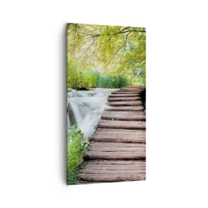 Obraz na płótnie - Wcale nie cicha woda - 55x100 cm