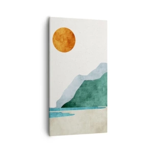 Obraz na płótnie - Pejzaż jak należy - 55x100 cm