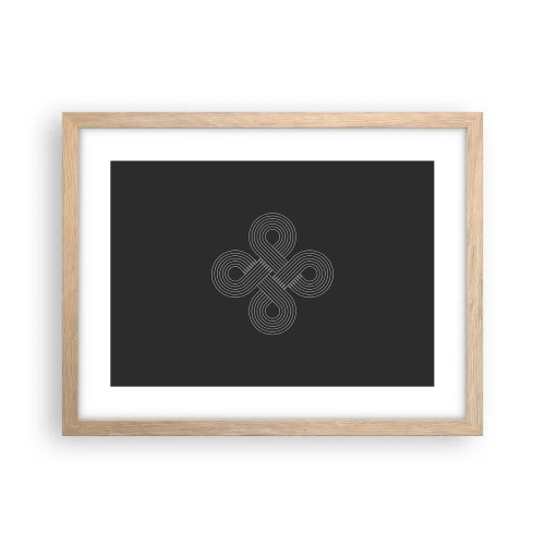 Plakat w ramie jasny dąb - W duchu celtyckim - 40x30 cm