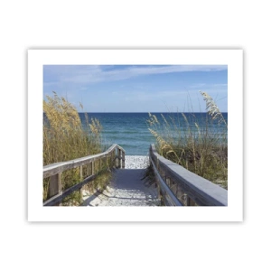 Plakat - W słońcu, na wietrze - 50x40 cm