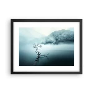 Plakat w czarnej ramie - Z wody i mgły - 40x30 cm