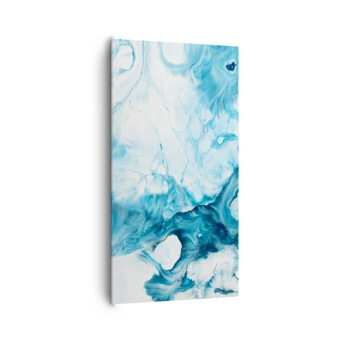 Obraz na płótnie - Koncert błękitu - 65x120 cm