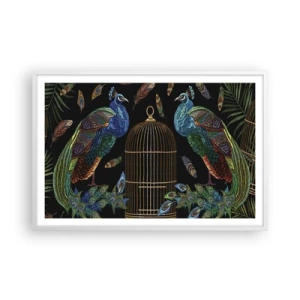 Plakat w białej ramie - W królewskich szatach - 91x61 cm