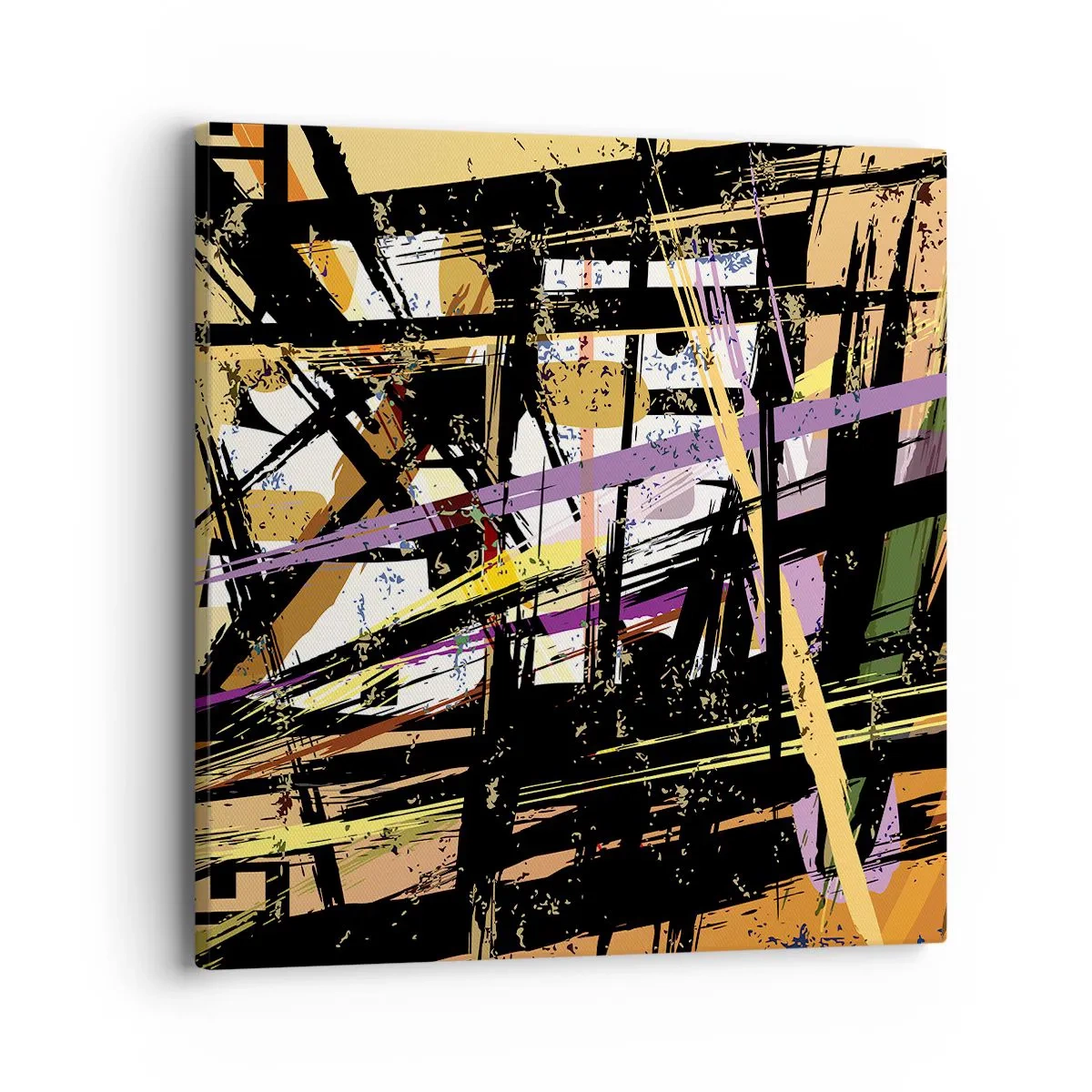 Obraz na płótnie - Ostre cięcie - 40x40 cm