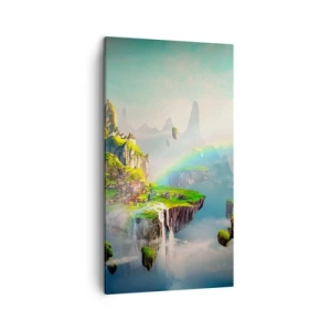 Obraz na płótnie - Śródniebie - wyspy szczęśliwe - 45x80 cm