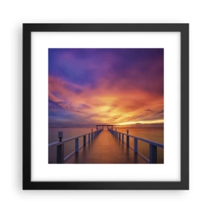 Plakat w czarnej ramie - Bez końca - 30x30 cm