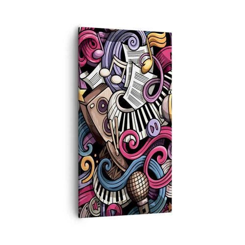 Obraz na płótnie - Skomplikowana melodia - 55x100 cm