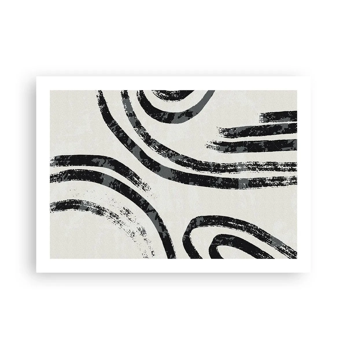 Plakat - W pół zatrzymany - 70x50 cm