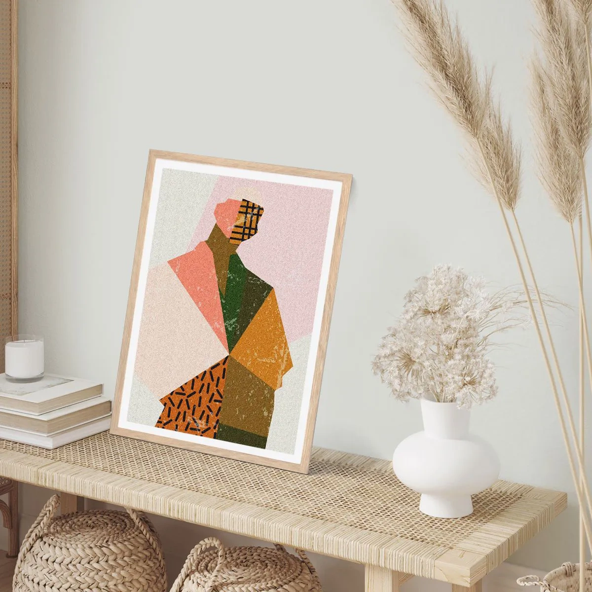 Plakat w ramie jasny dąb - Człowiek – istota złożona - 70x100 cm