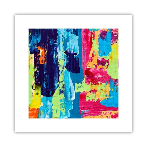 Plakat - Życie jest piękne! - 30x30 cm