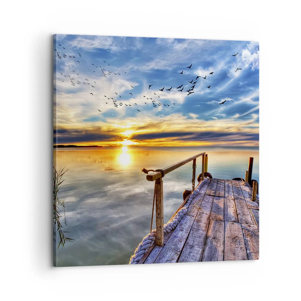 Obraz na płótnie - Wiatr idzie na spoczynek - 60x60 cm