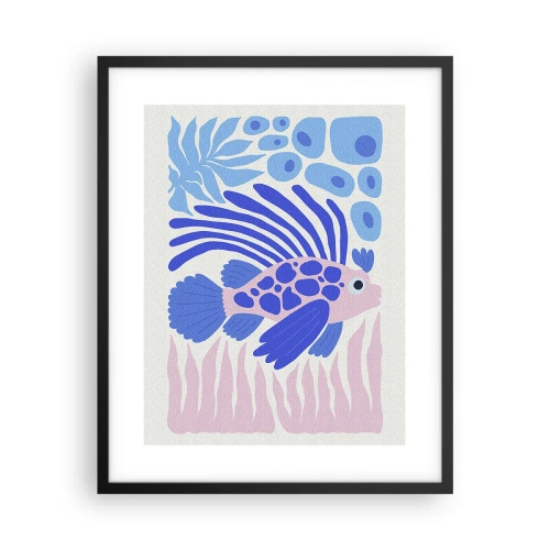 Plakat w czarnej ramie - W swoim żywiole - 40x50 cm