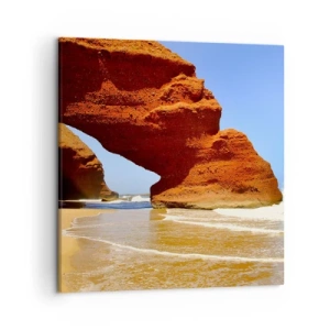 Obraz na płótnie - Woda i wiatr przez tysiące lat - 50x50 cm