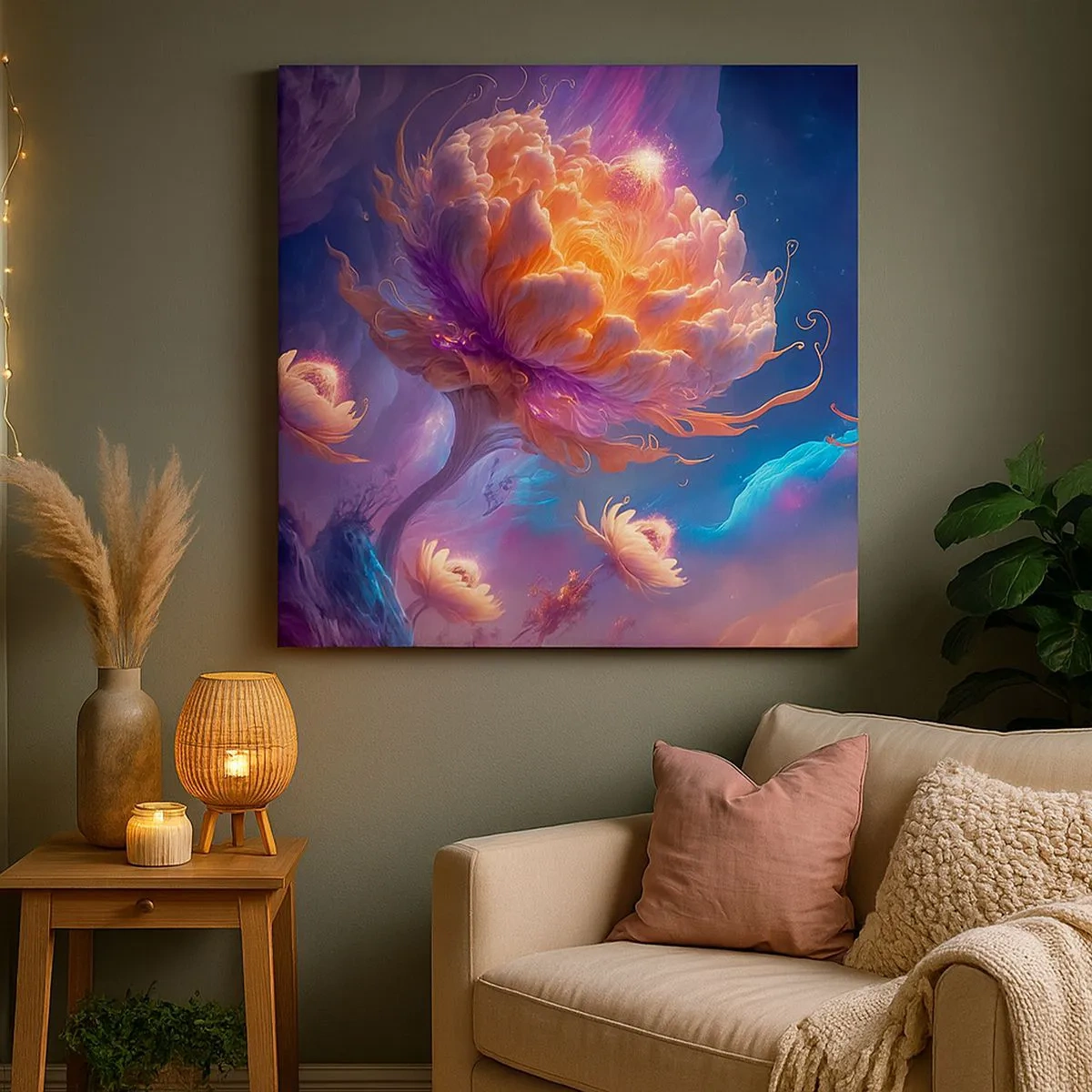 Obraz na płótnie - Inny świat - 30x30 cm