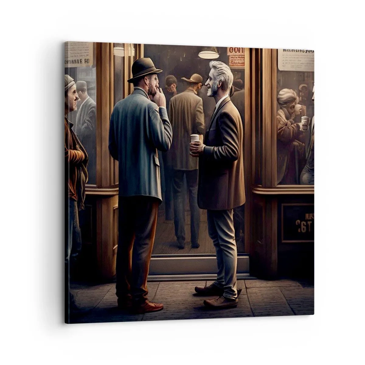 Obraz na płótnie - Dobra chwila dnia - 60x60 cm