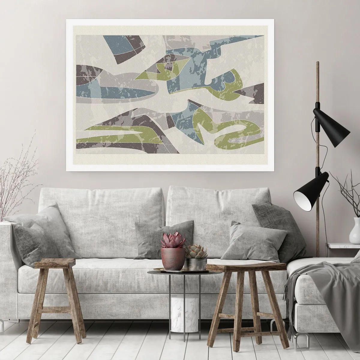 Plakat - Kompozycja za szybą - 40x30 cm