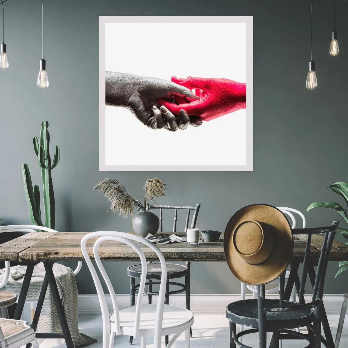 Plakat - Razem, choć inni - 60x60 cm