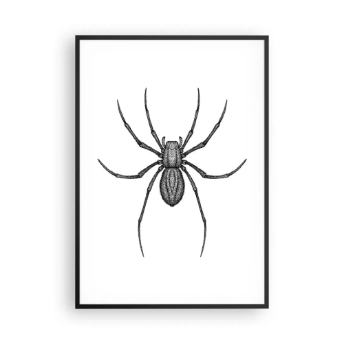 Plakat w czarnej ramie - Niepokojąca precyzja - 70x100 cm