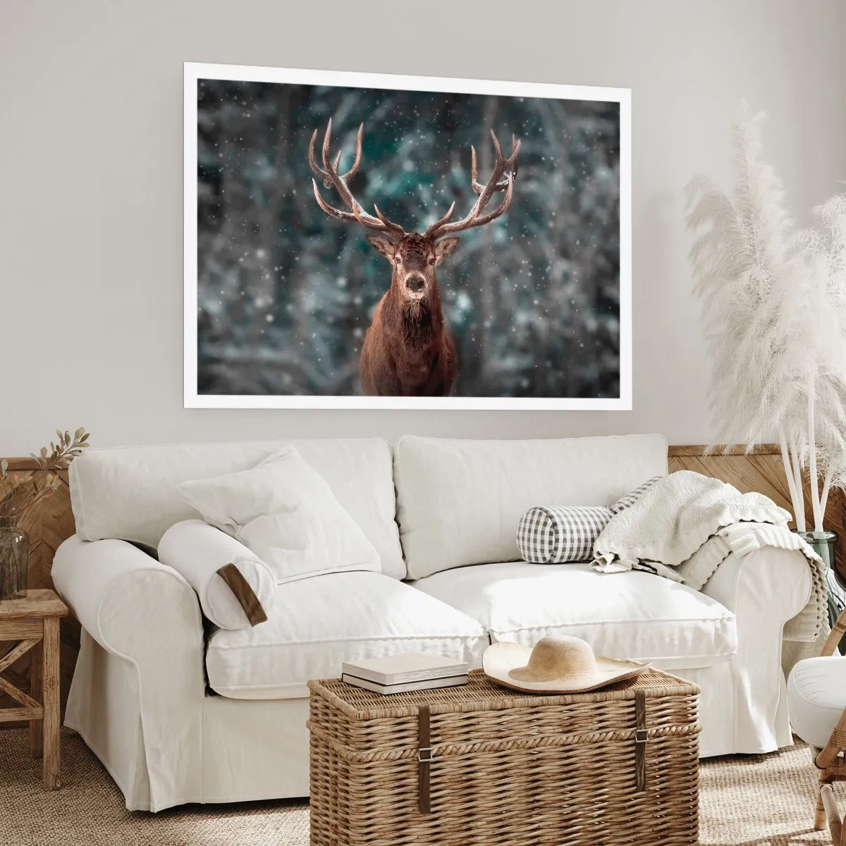 Plakat - Król lasu ukoronowany - 70x50 cm