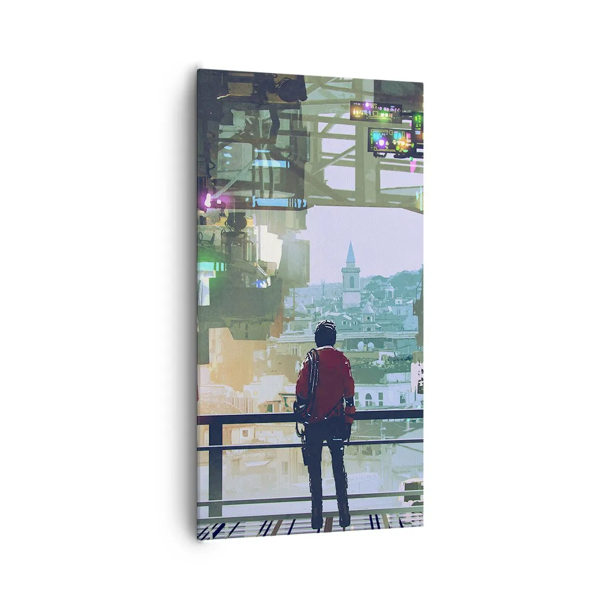 Obraz na płótnie - Dwa światy - 65x120 cm