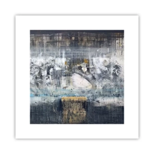 Plakat - Jak po lodzie, jak po grudzie - 30x30 cm