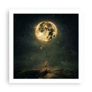 Plakat - Jeden taki, co ukradł Księżyc - 60x60 cm