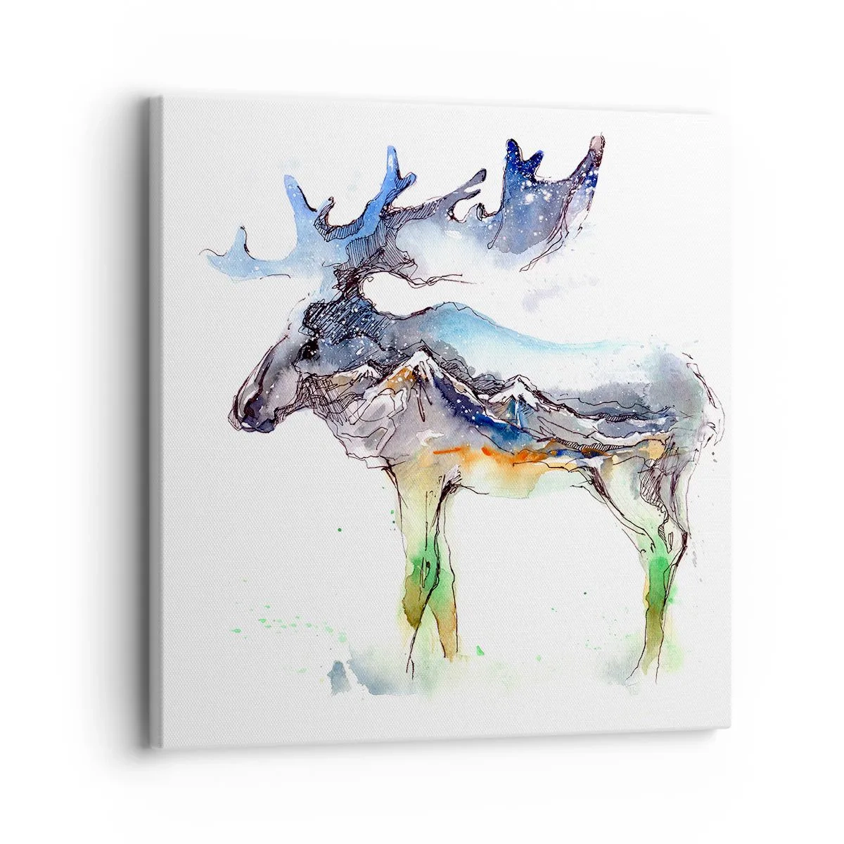 Obraz na płótnie - Bohater zimowej opowieści - 30x30 cm