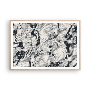 Plakat w ramie jasny dąb - Przenikanie przeciwieństw - 100x70 cm
