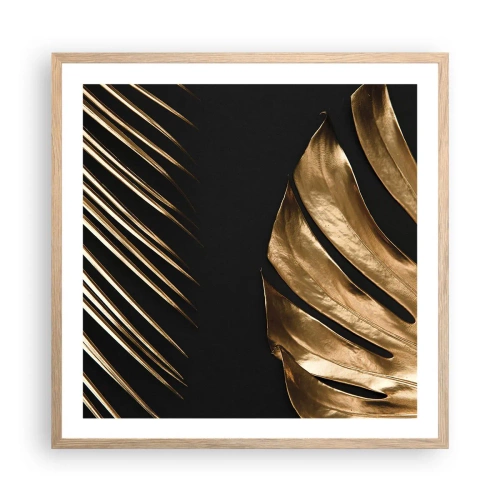 Plakat w ramie jasny dąb - Różne, a równie drogie - 60x60 cm