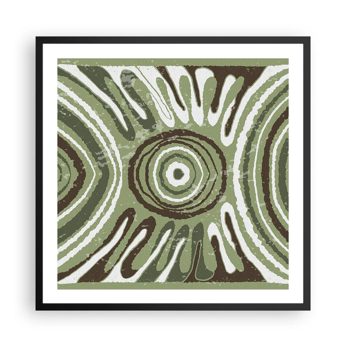 Plakat w czarnej ramie - Eksplozja emocji - 60x60 cm