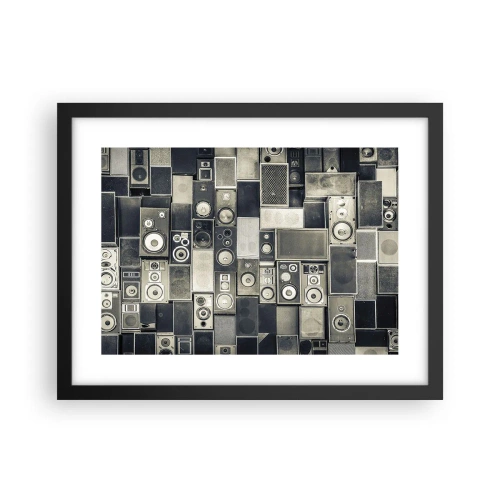 Plakat w czarnej ramie - I wszystko gra - 40x30 cm