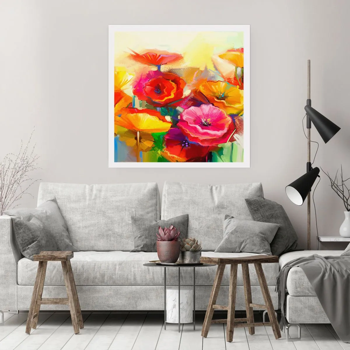 Plakat - Nie tylko czerwone - 40x40 cm