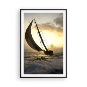 Plakat w czarnej ramie - Z wiatrem i pod wiatr - 61x91 cm
